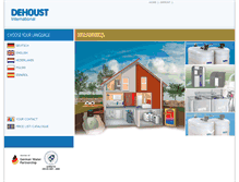 Tablet Screenshot of dehoust.com